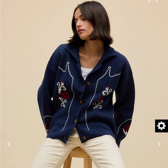 Daydreamer La Sweaters - Daydreamer LA Heritage Knit Cardigan M